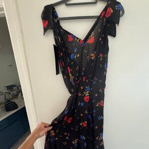 New Kooples Wrap-Slip Dress